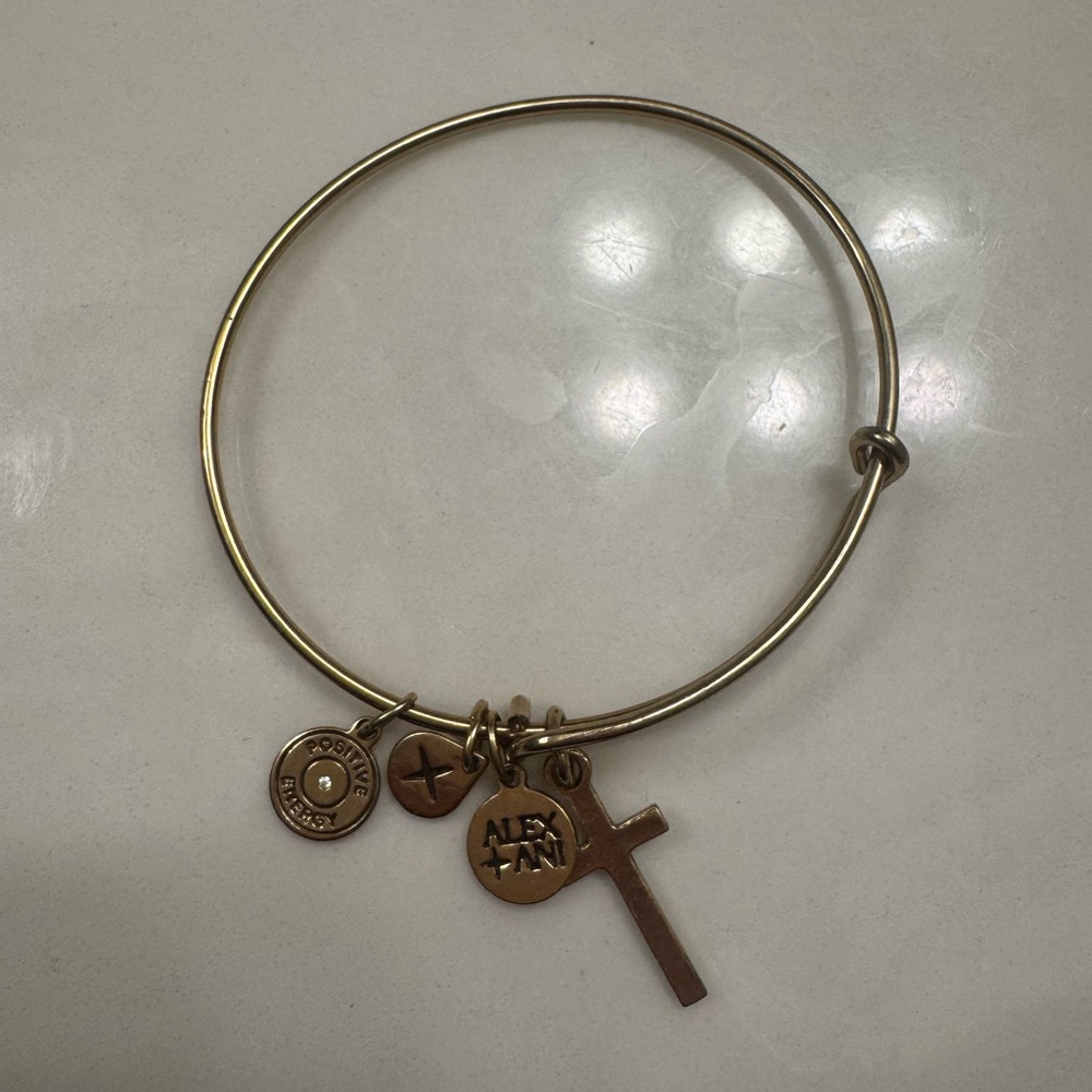 Alex and Ani Gold Charm Bracelet
